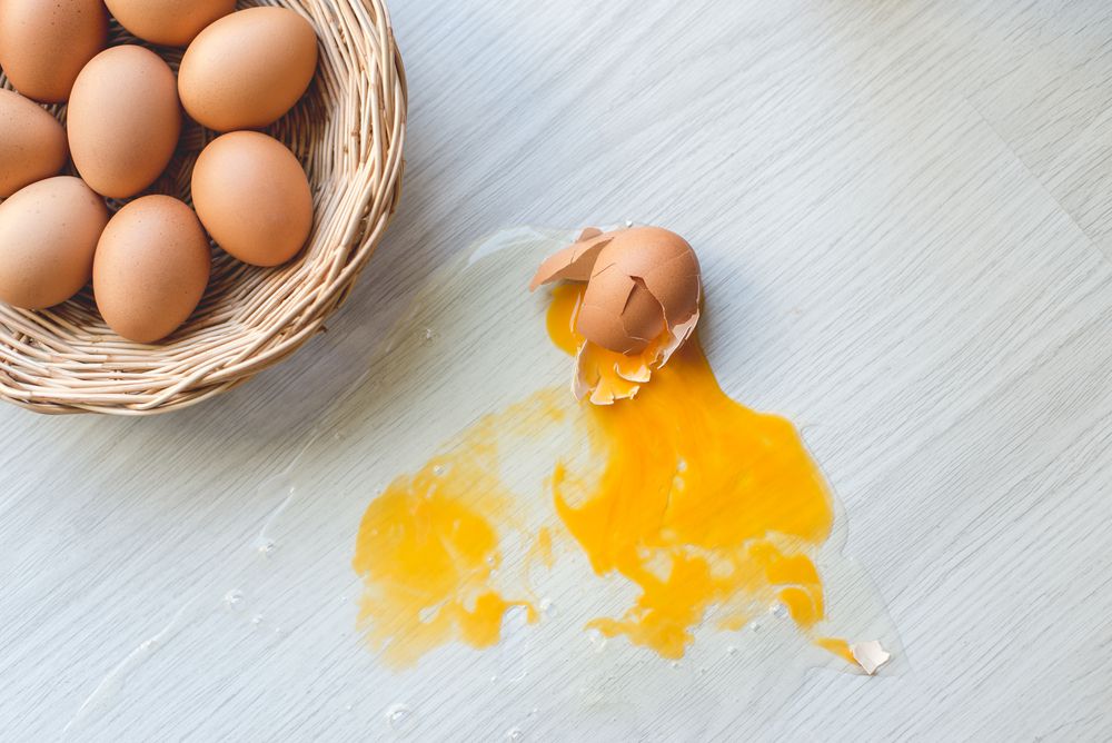egg spill