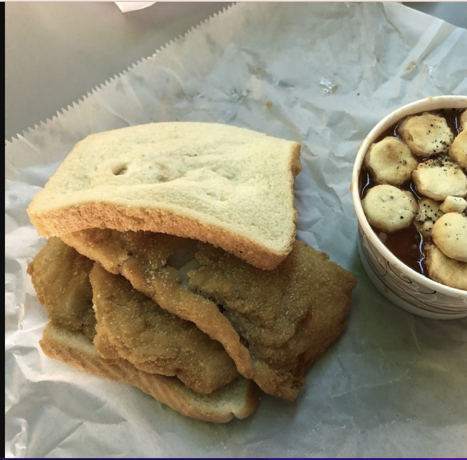 West Virginia: Fish Sandwich