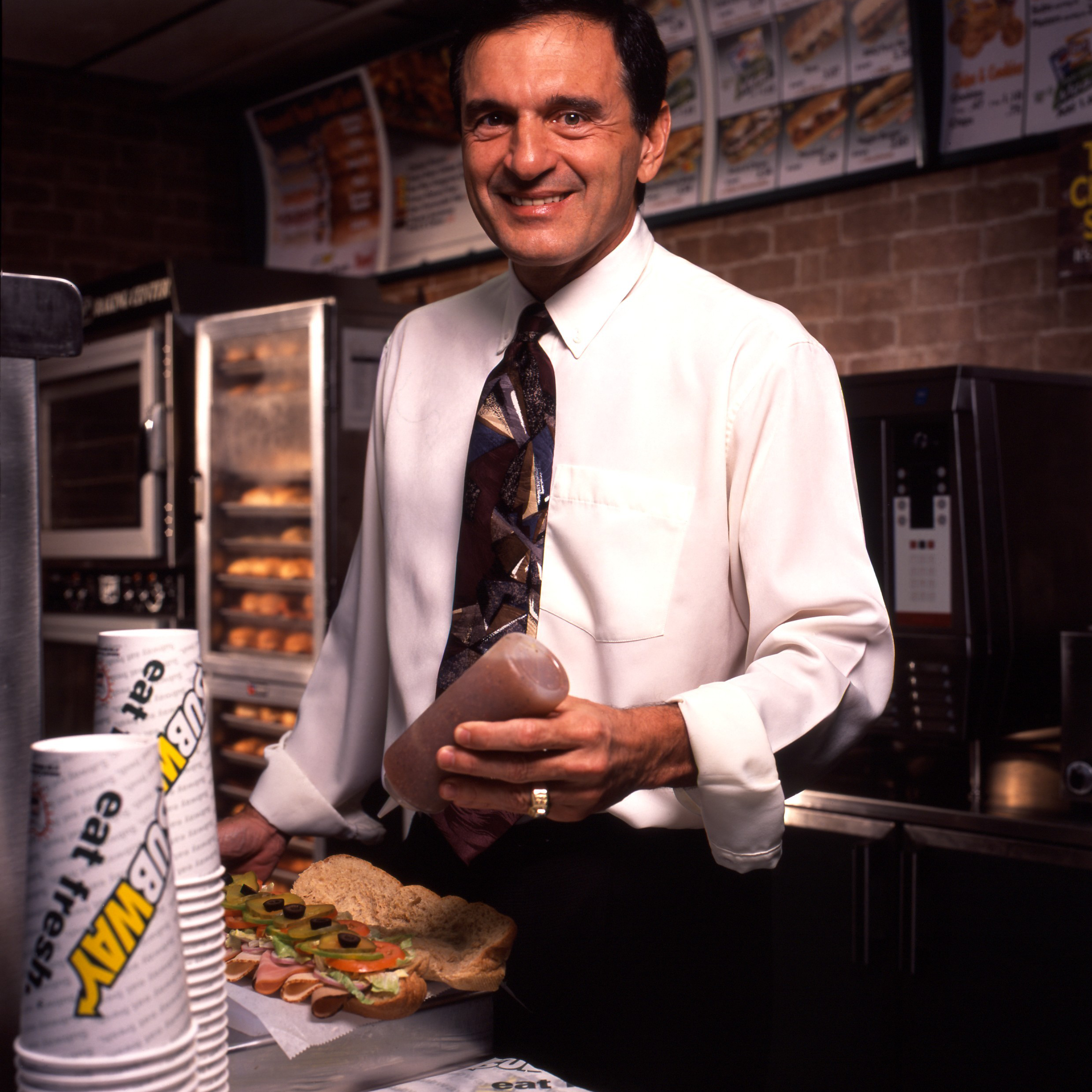 The founder of Subway, Fred De Luca.