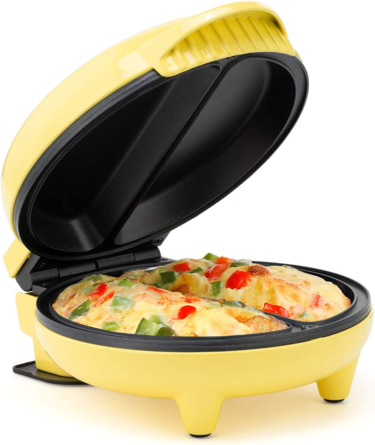 Holstein Housewares Omelet Maker Yellow B08ZWC6QFH