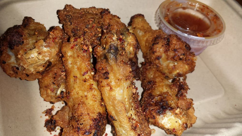 Hot Sauce and Panko Ghost Pepper Wings