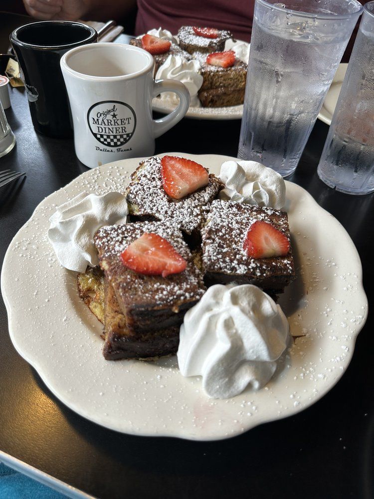 Banana Bread Nutella Stuffed French Toast at Original Market Diner