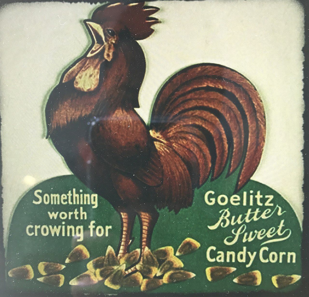 An early advertisement for Goelitz candy corn