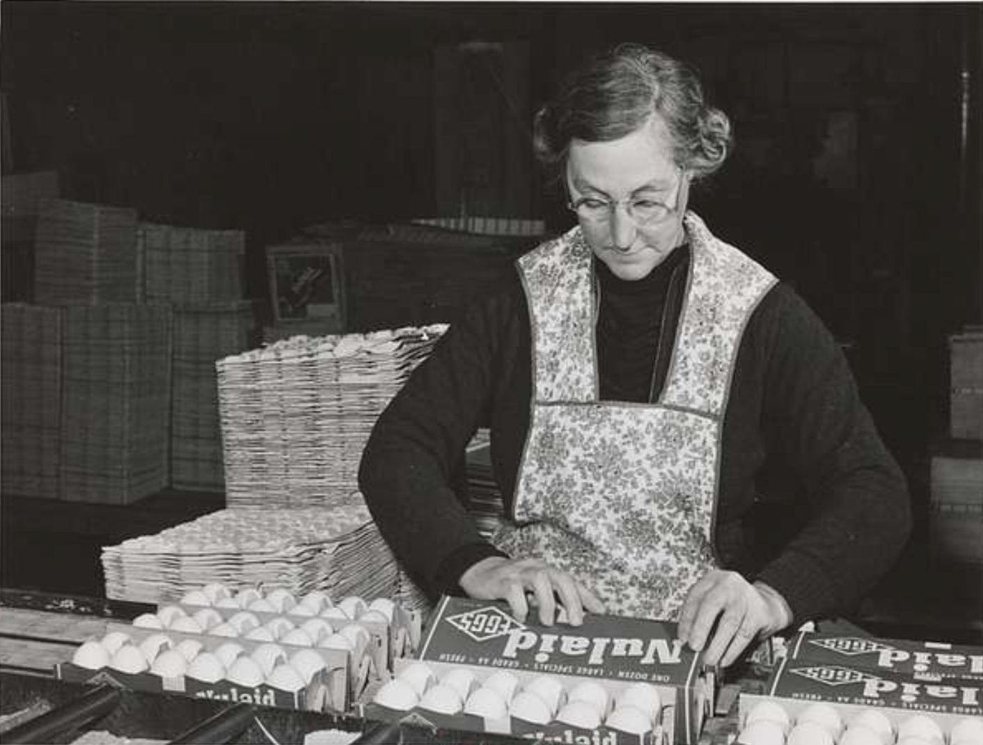 Packing Eggs 1961