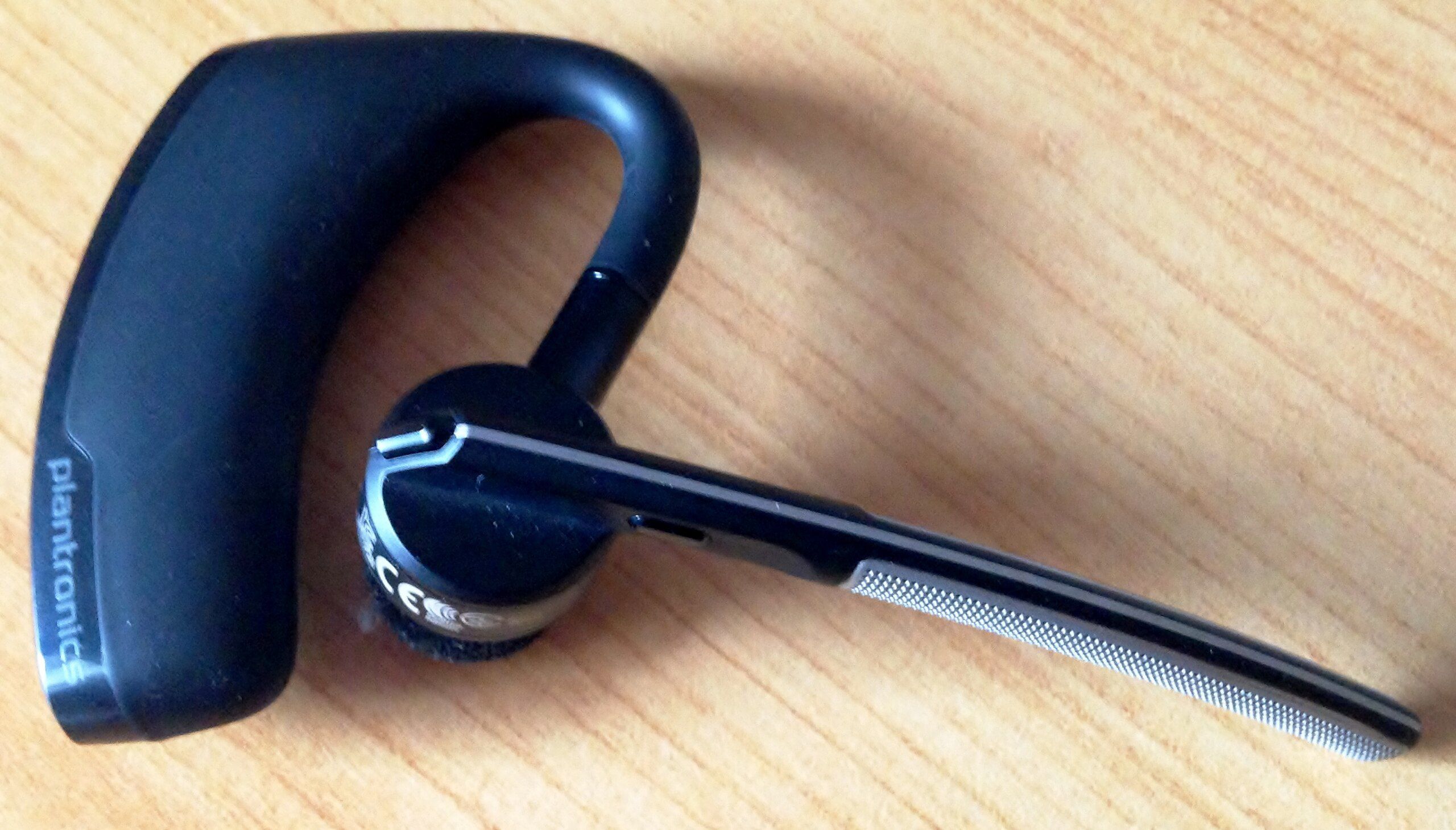A Bluetooth earbud, an earphone and microphone that communicates with a cellphone using the Bluetooth protocol