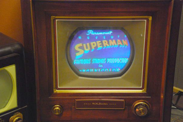 RCA CT-100 model, the first colored TV