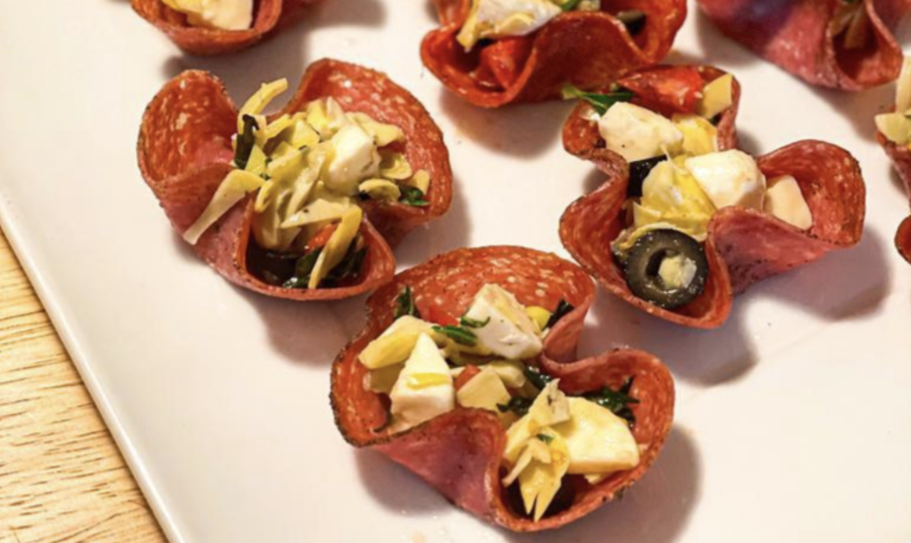Salami Antipasto Cups