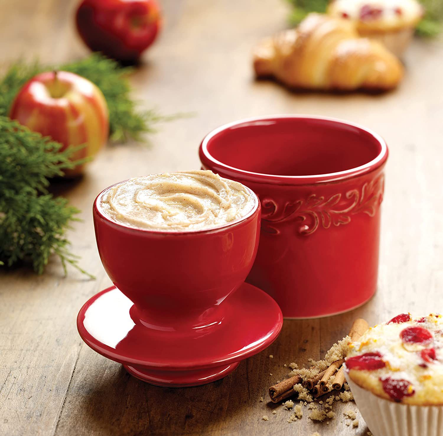 The Original Butter Bell Crock BB-AQRG Red B004Q9U4KM