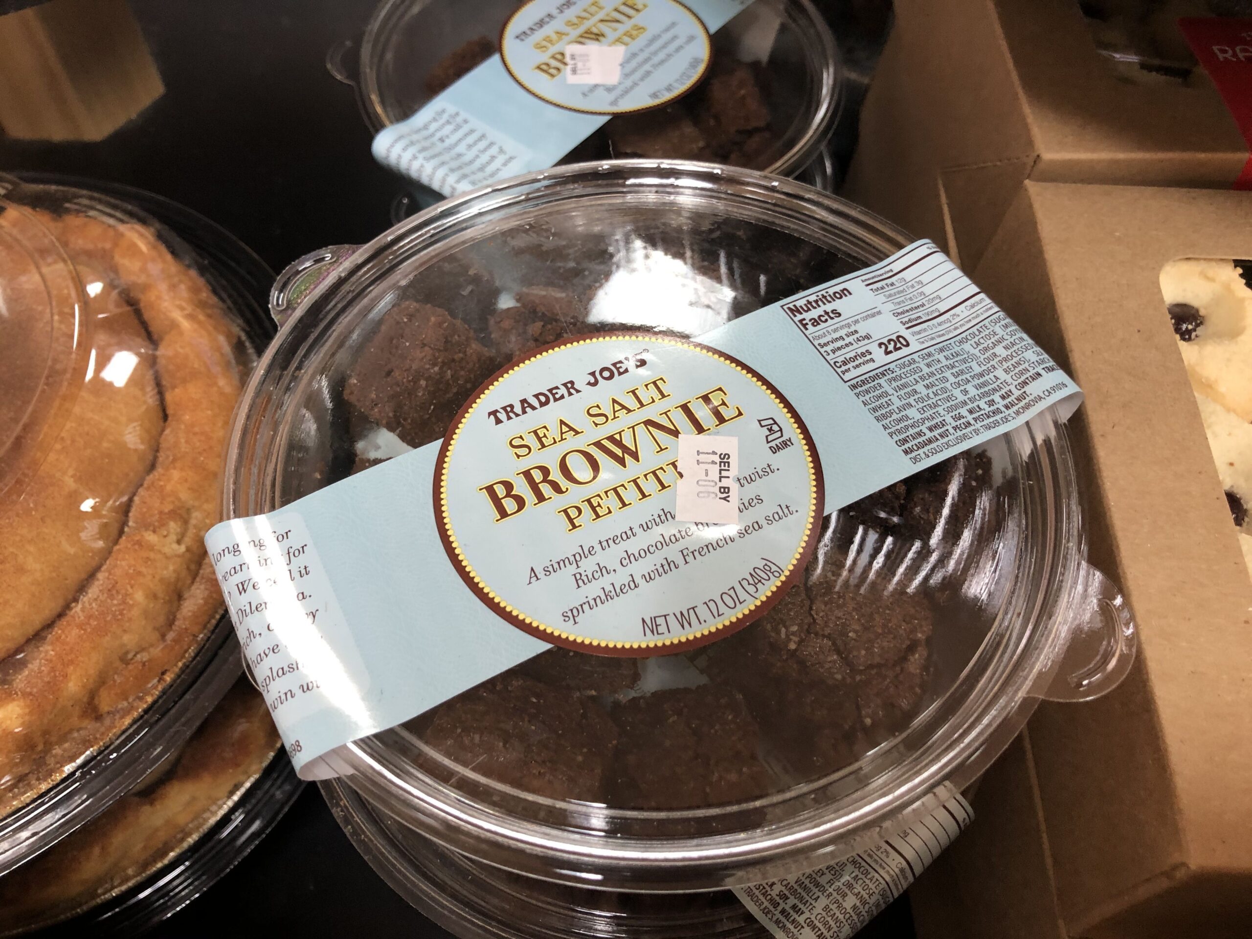 Trader Joe's Sea Salt Brownie Petites