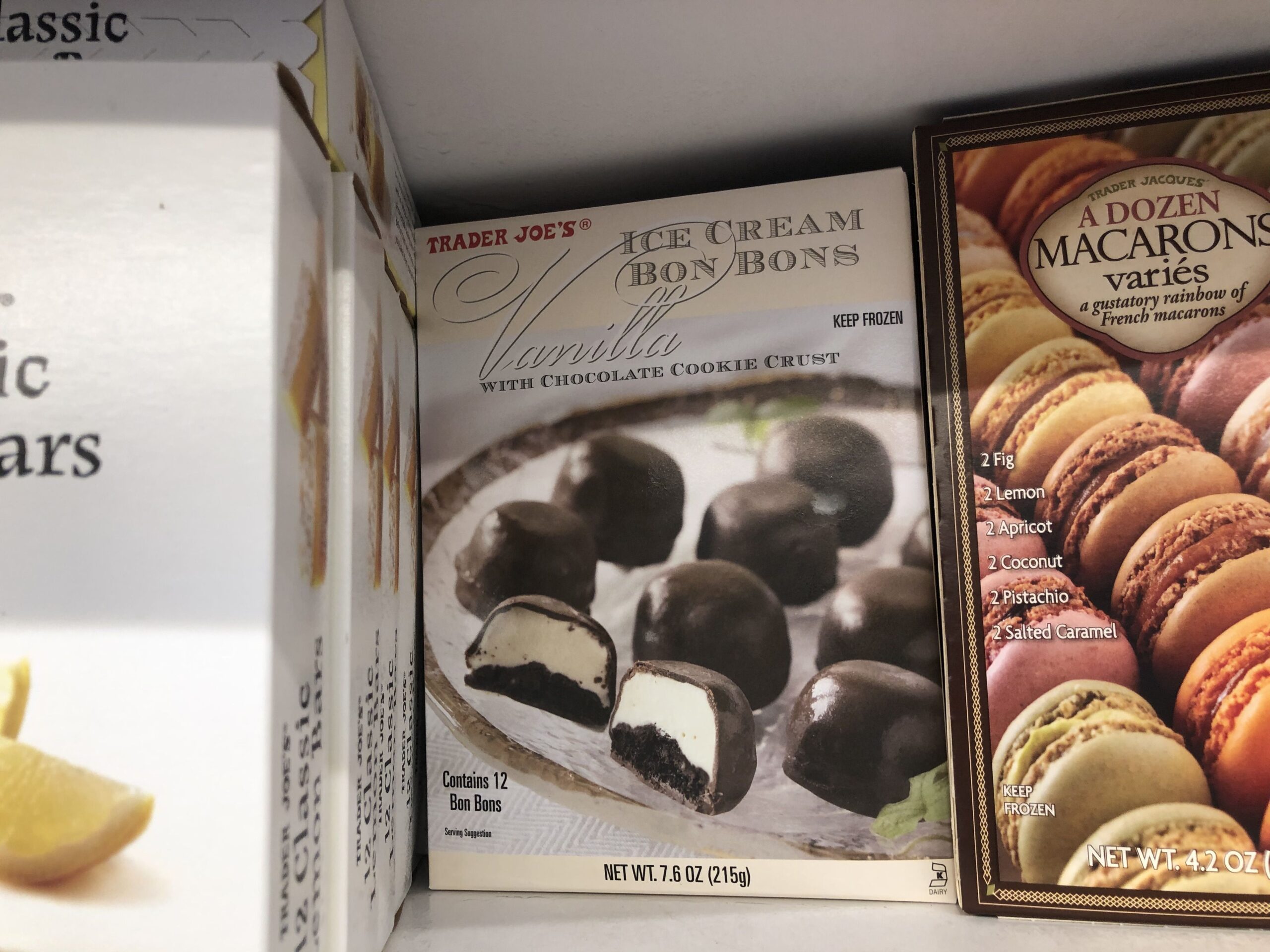Trader Joe's Vanilla Ice Cream Bon Bons