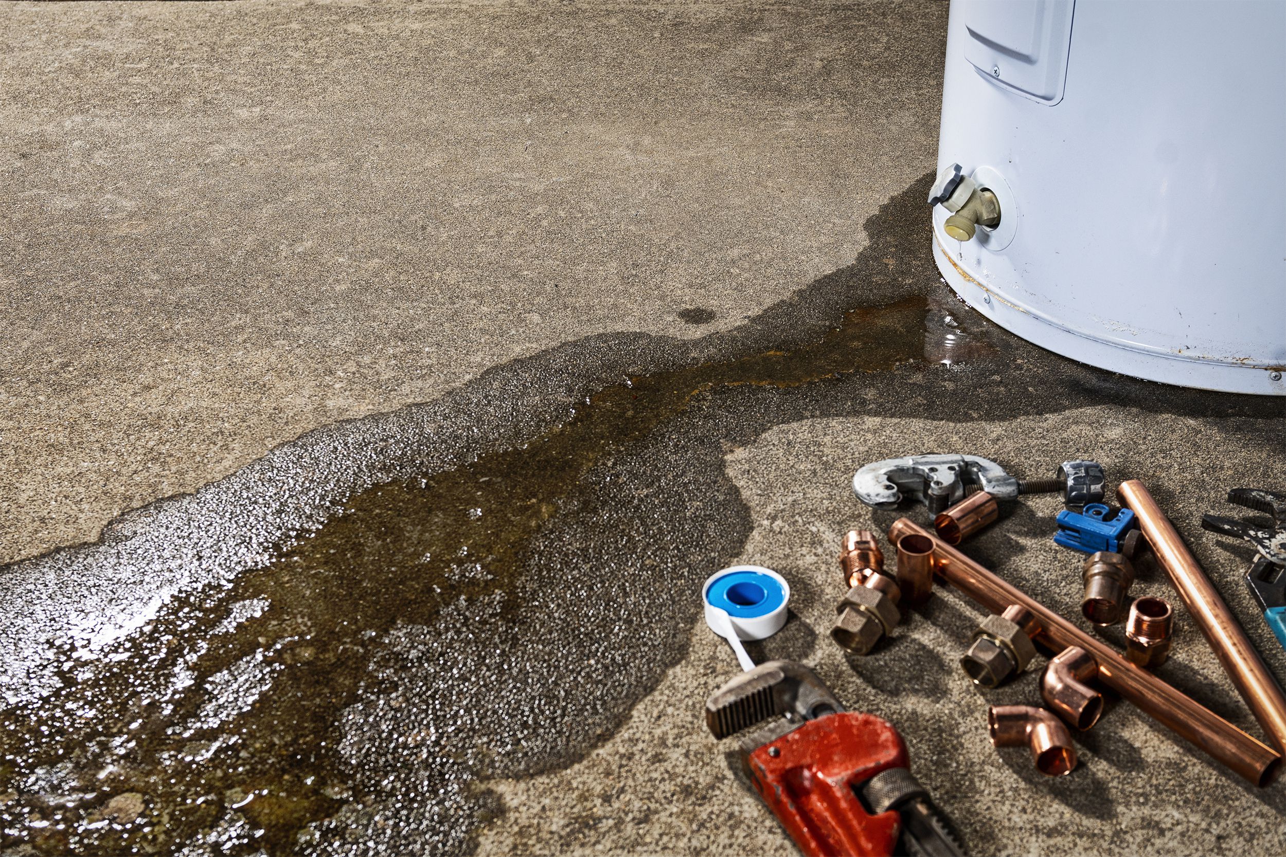 leaking water heater