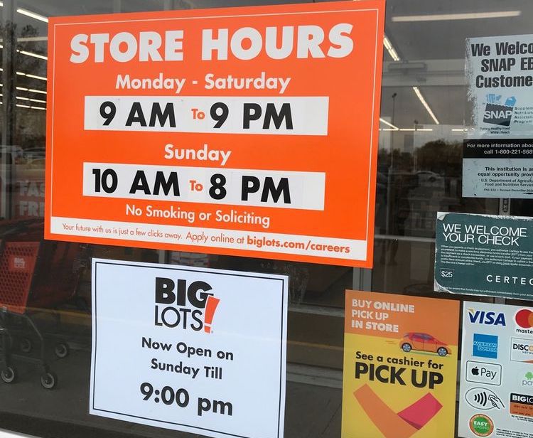 Big Lots Interior