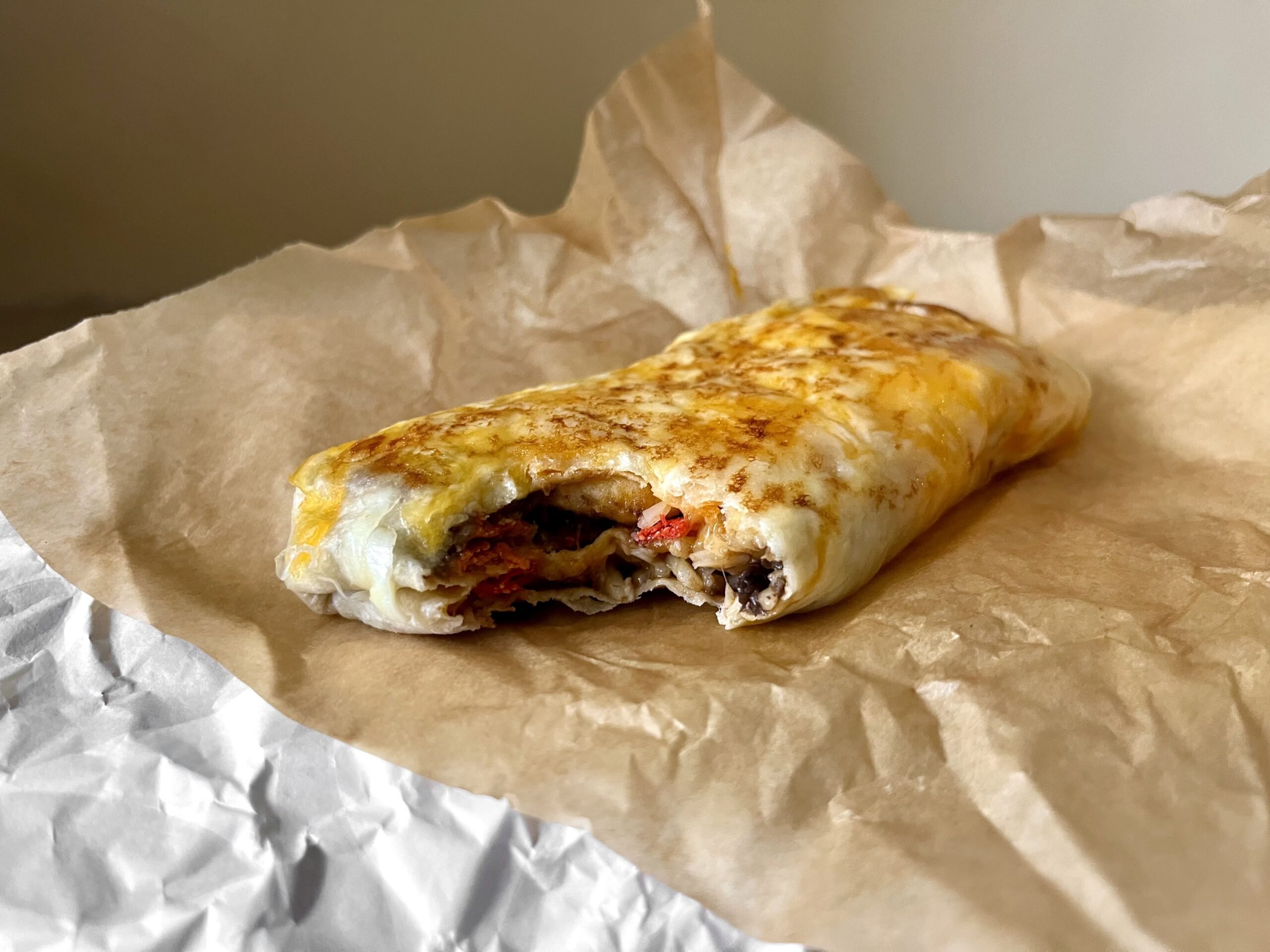 6. Black Bean Grilled Cheese Burrito from taco bell