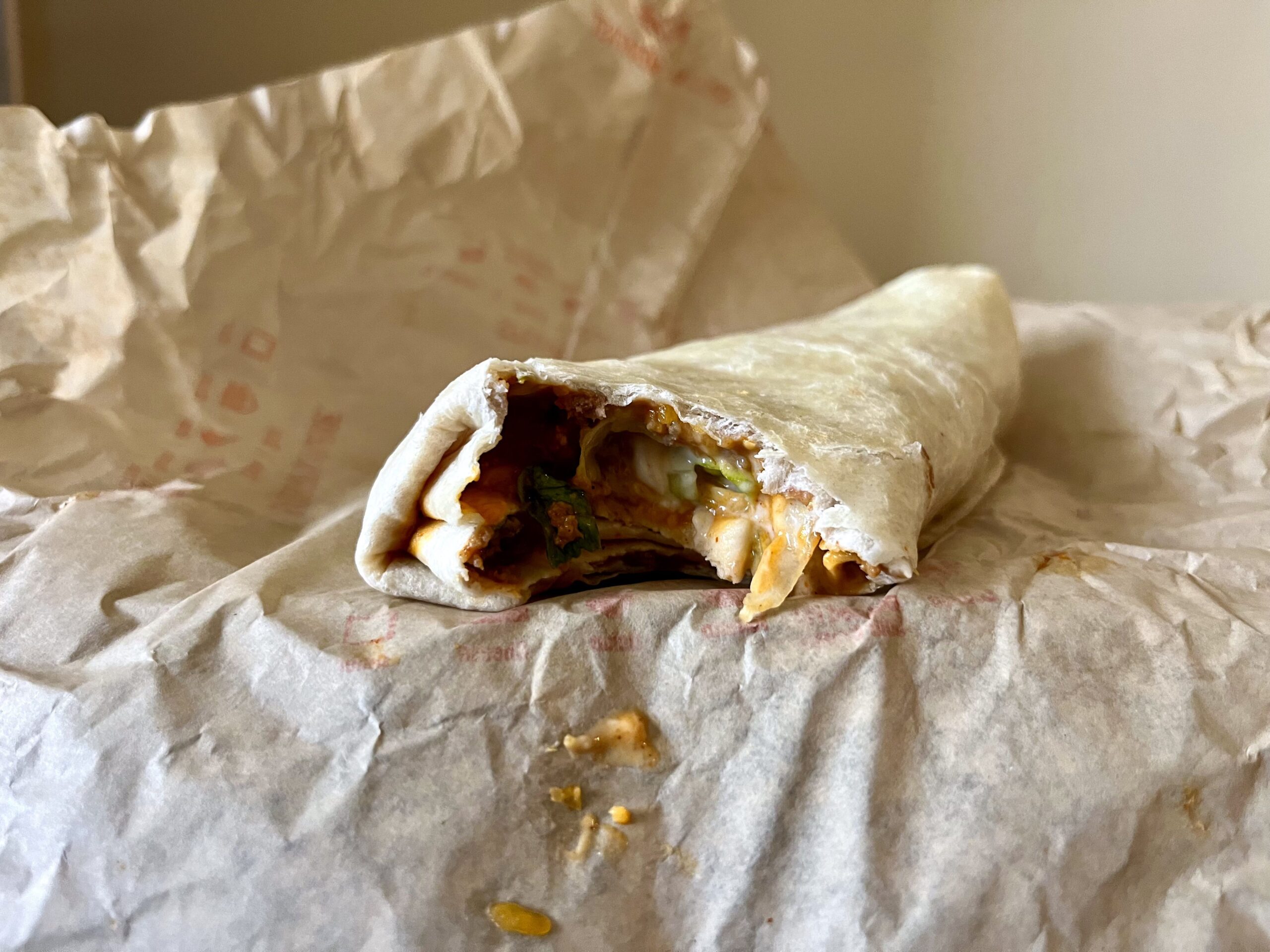 Burrito Supreme from taco bell