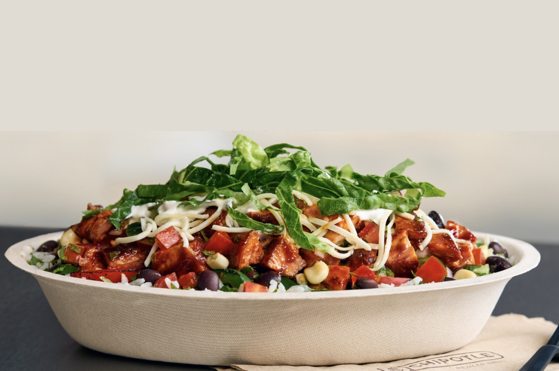 Chipotle chipotle honey chicken bowl