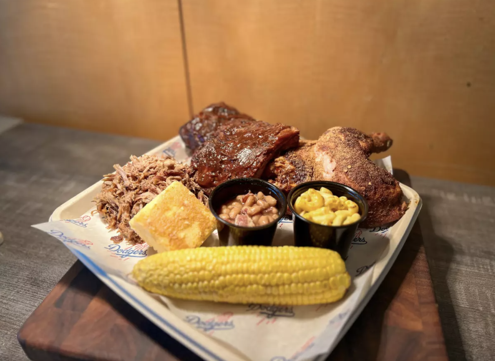 Los Angeles Dodgers BBQ Platter