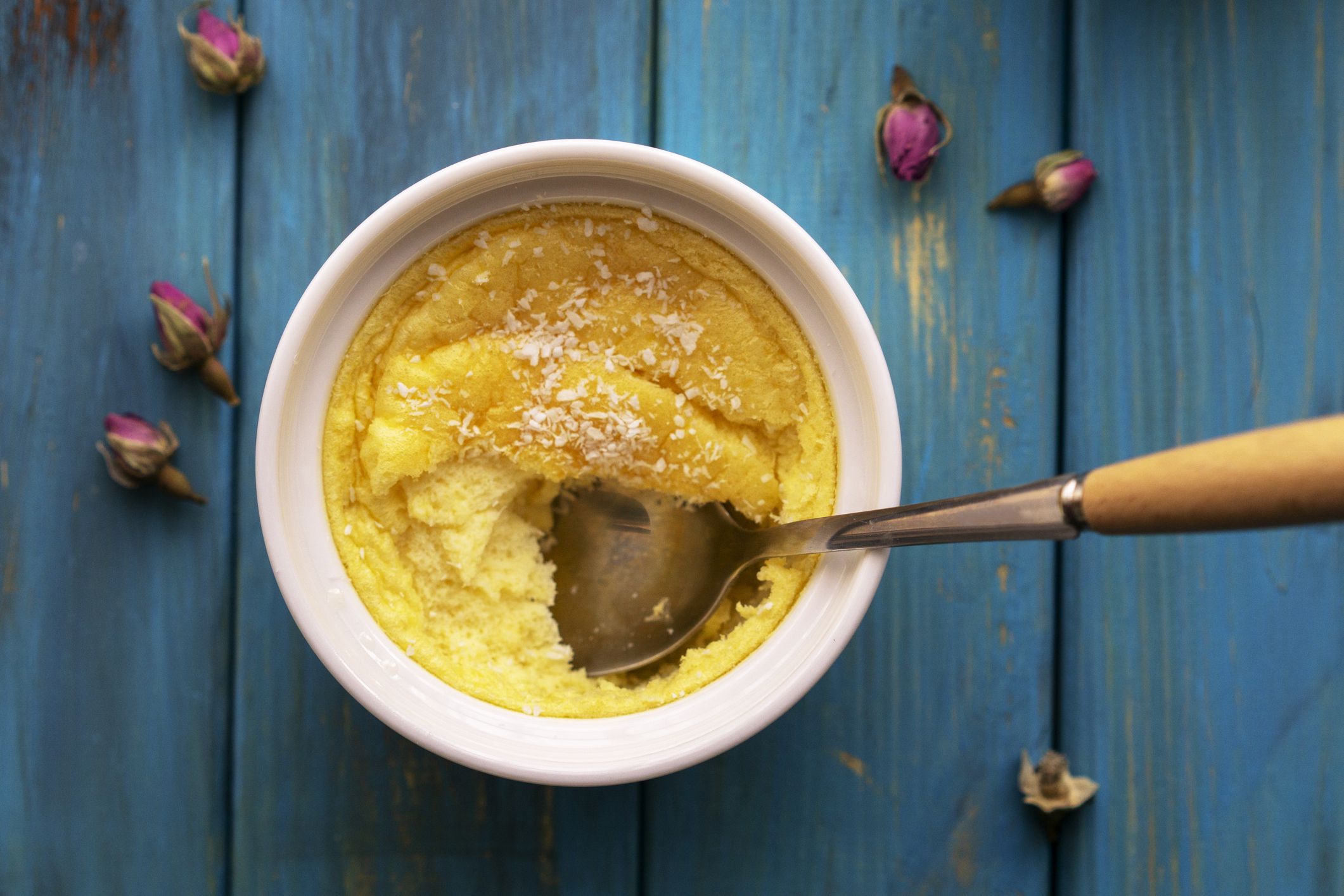 homemade cheese and milk souffle