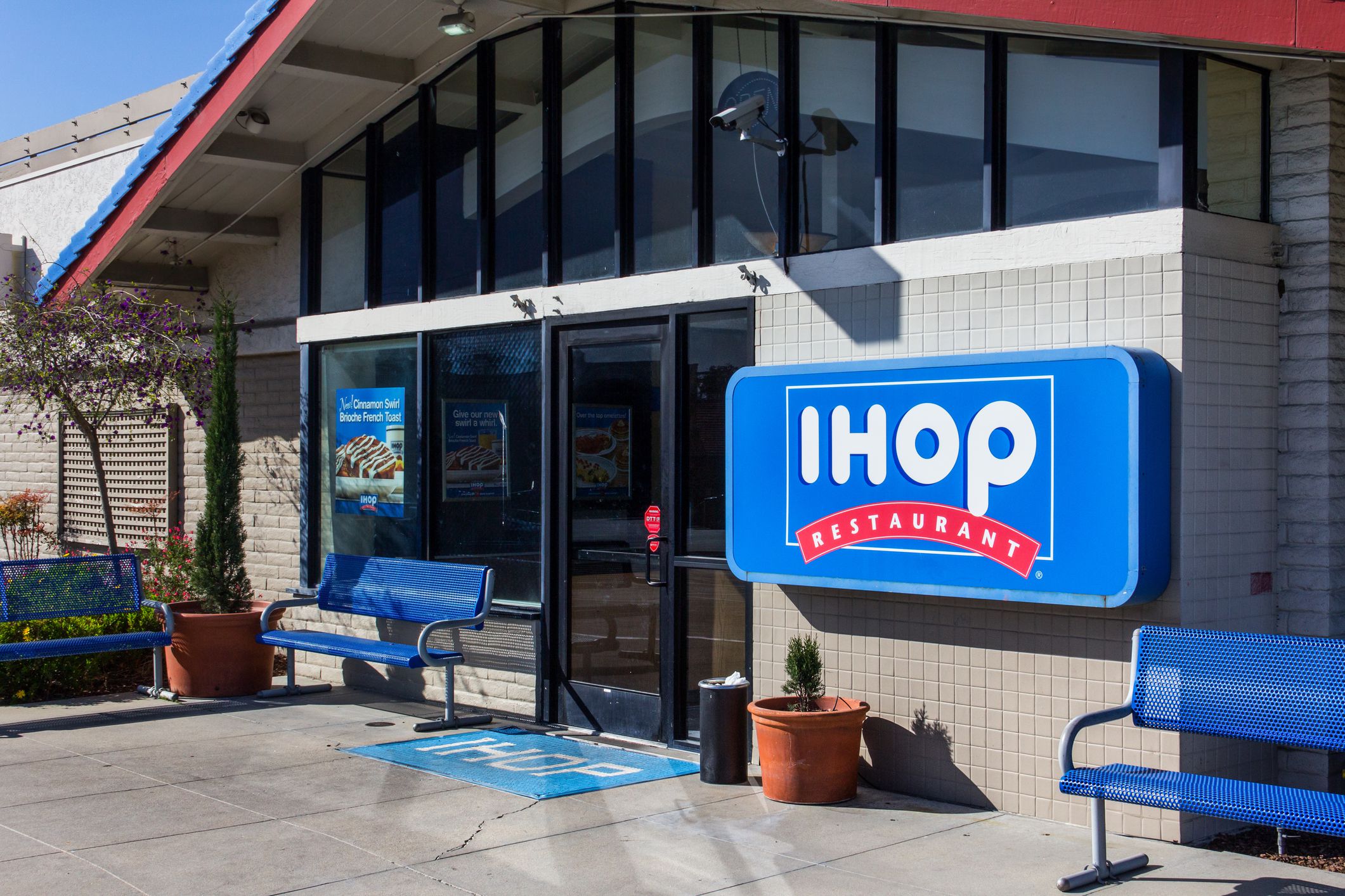 Salinas, United States - April 23, 2014: IHOP (International House of Pancakes) Restaurant exterior. IHOP is a restaurant chain specializing in breakfast foods.