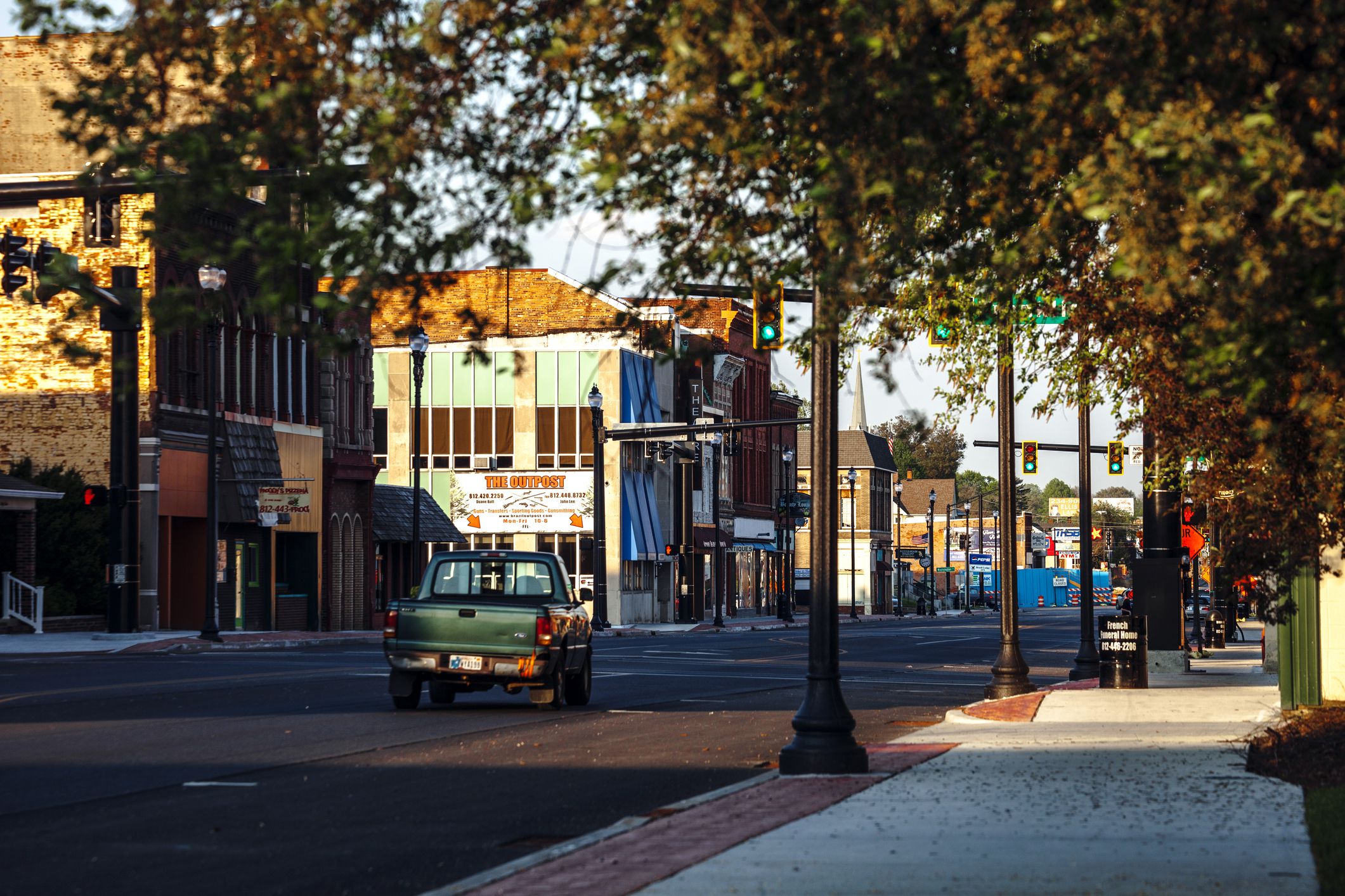Terre Haute historic downtown.
