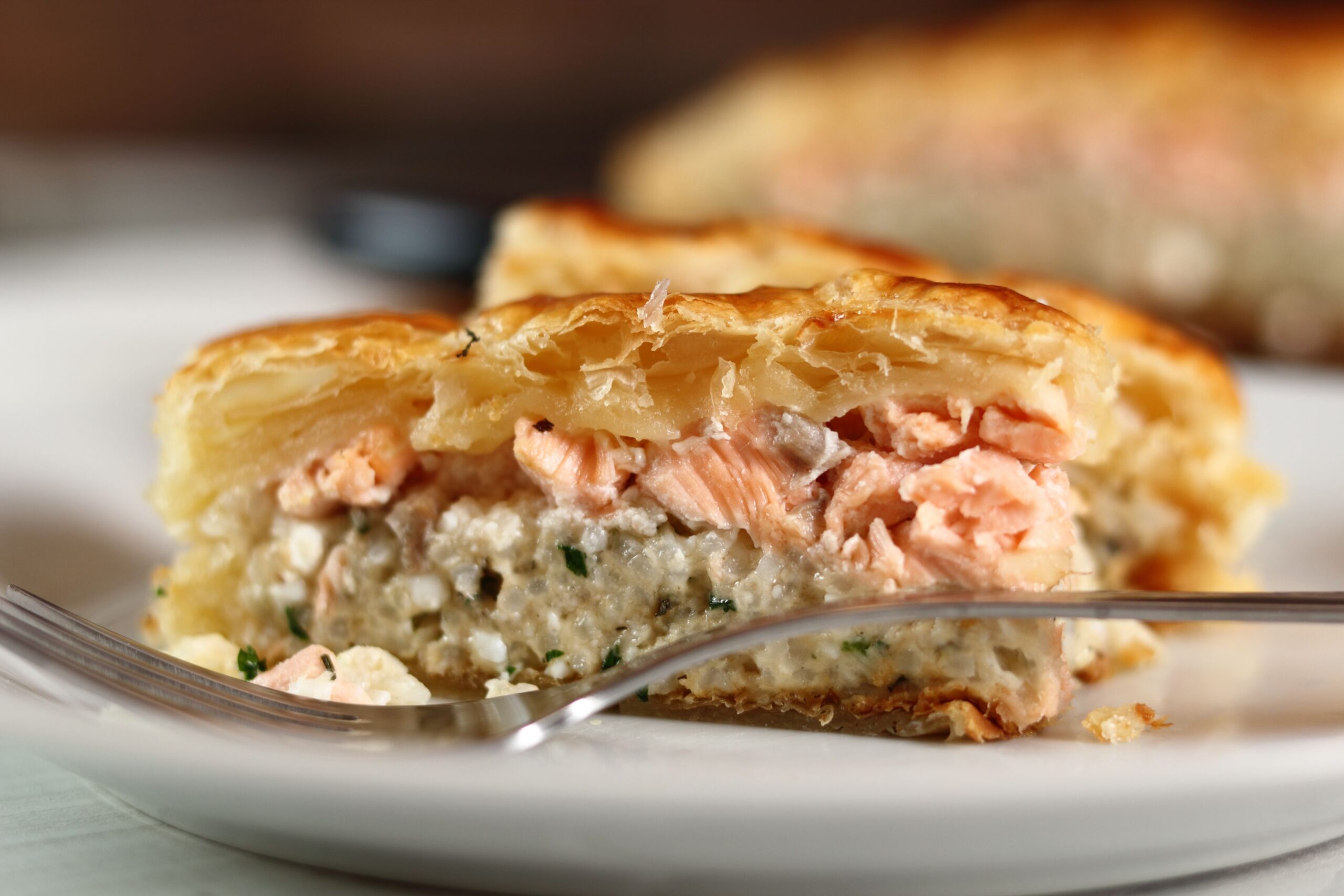 Salmon Puff Pastry Pie