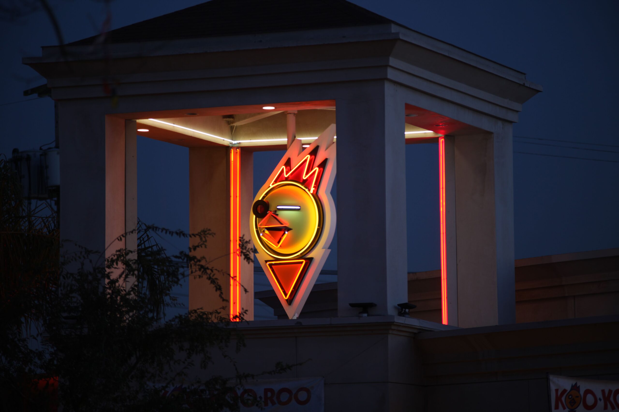 neon koo koo roo sign in west hollywood