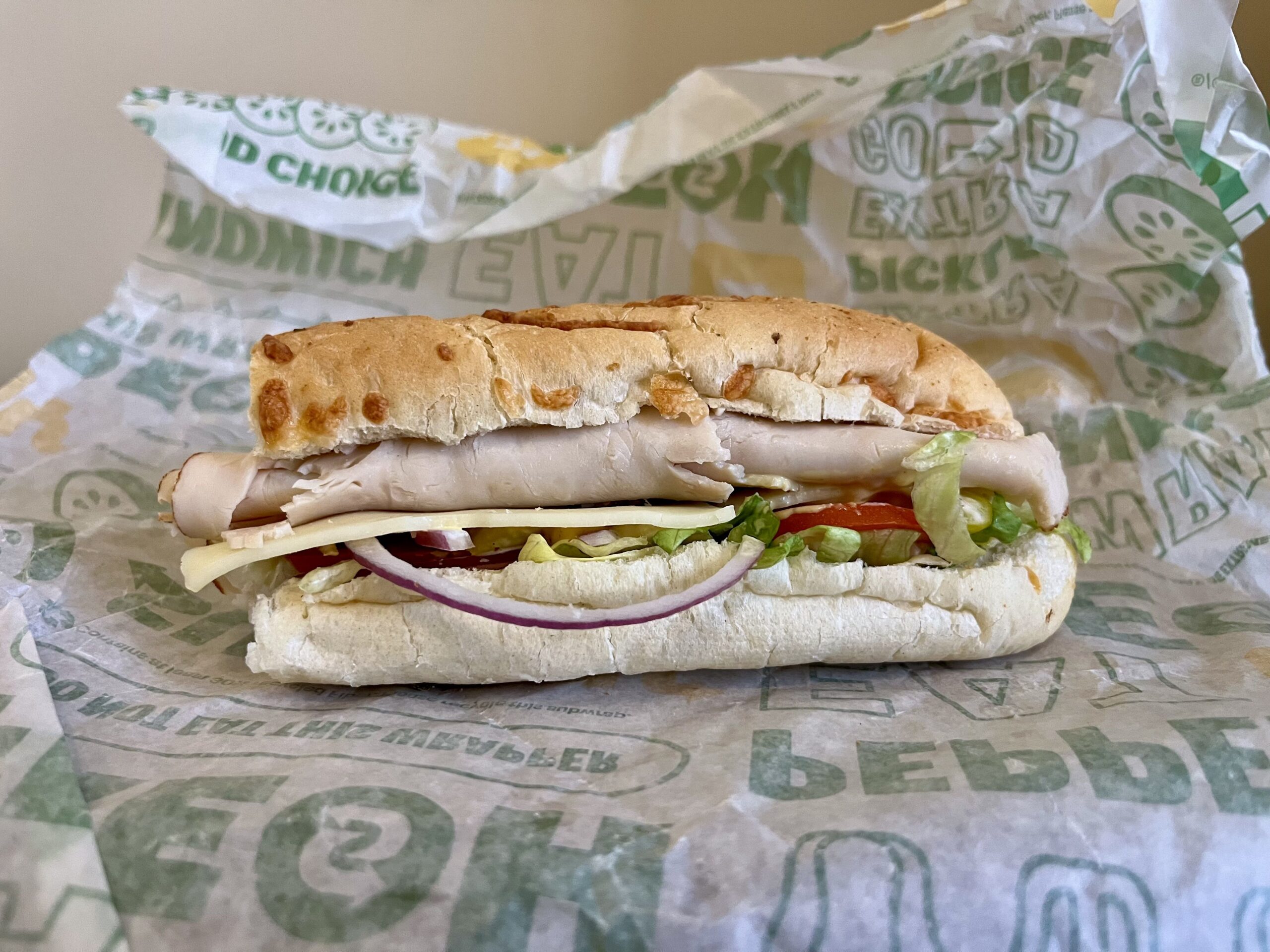 Oven-Roasted Turkey sandwich from subway