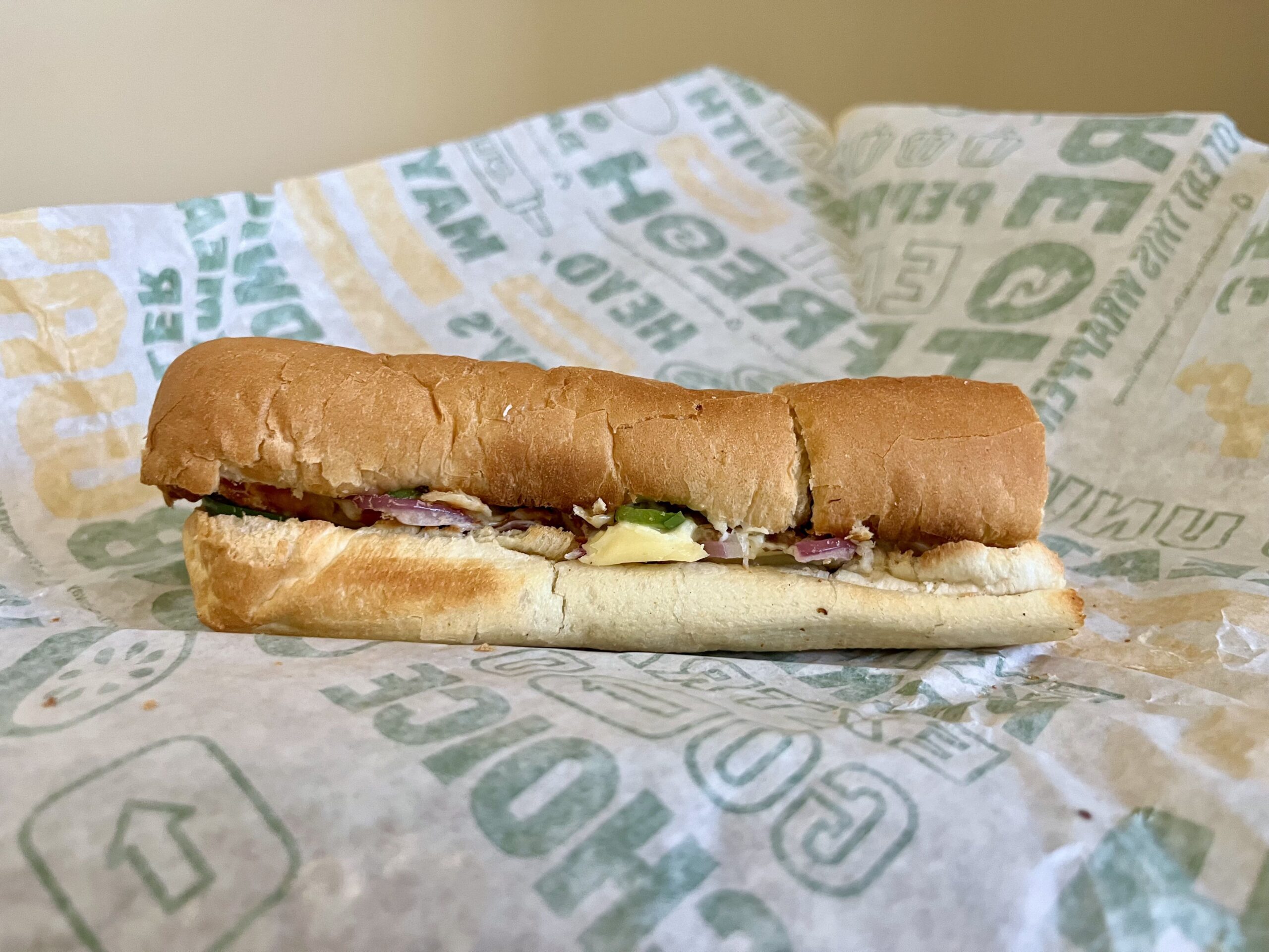 the steak and cheese sandwich from subway