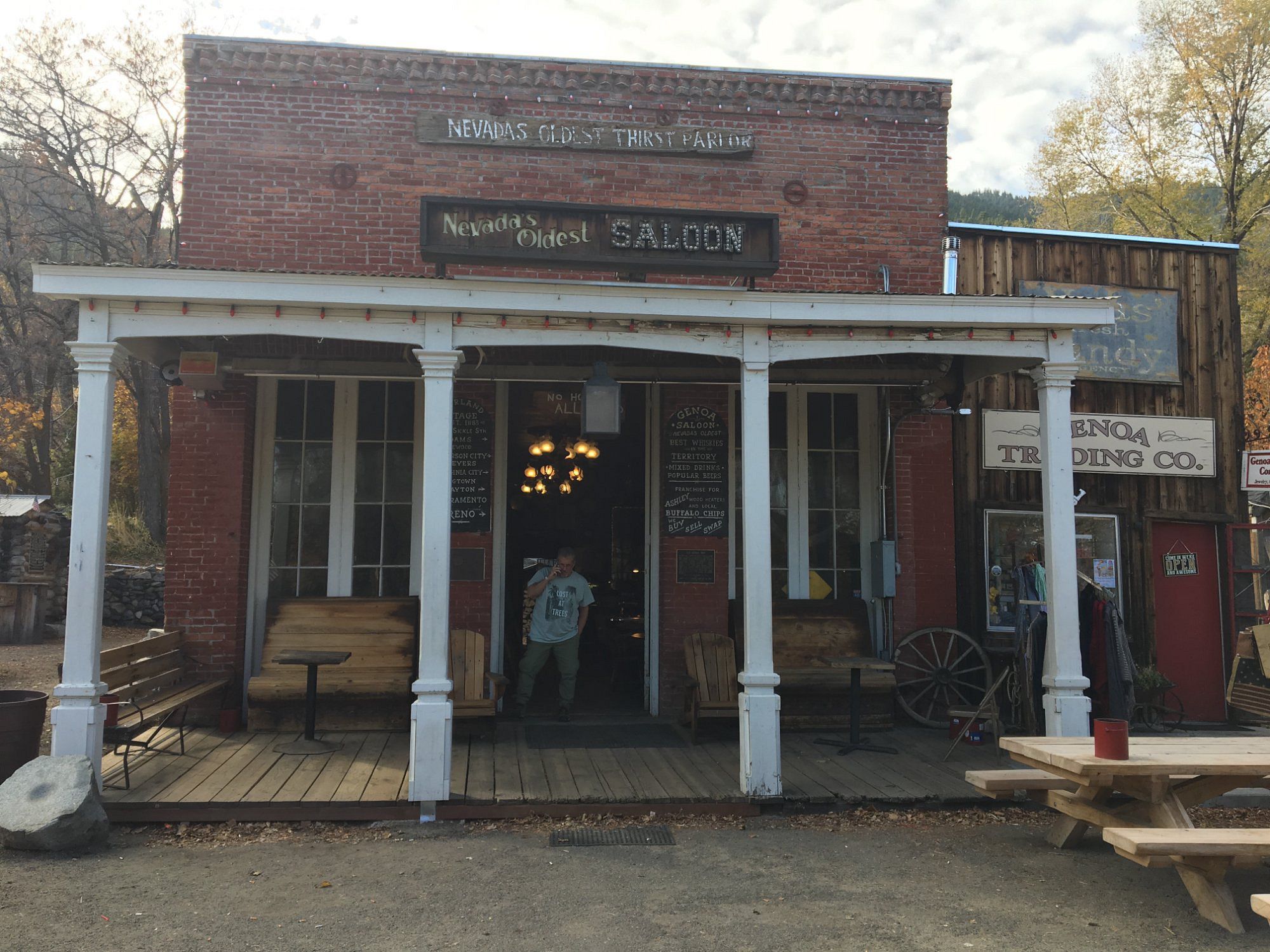 Nevada Genoa Bar exterior