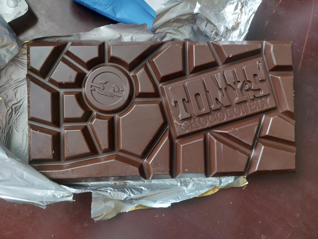 Tony’s Chocolonely chocolate bar