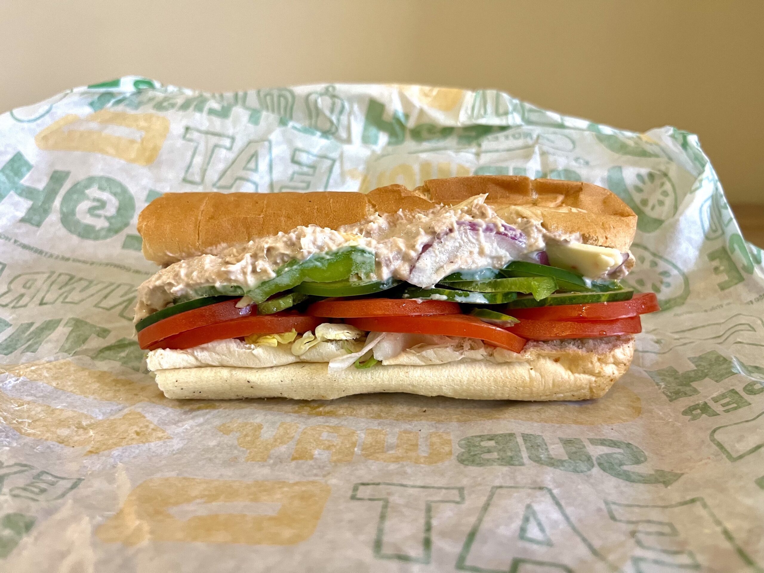 tuna sandwich from subway