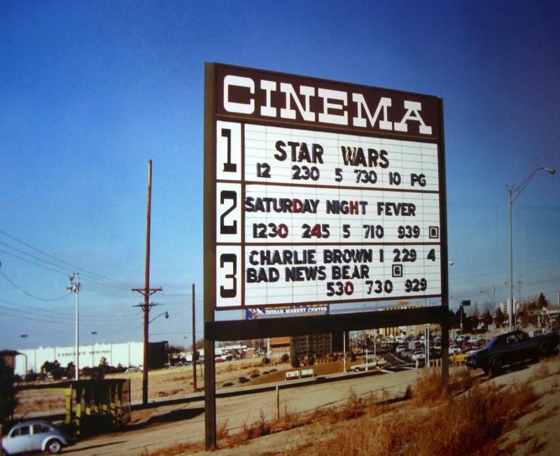 1977 Movie Theater Marquee