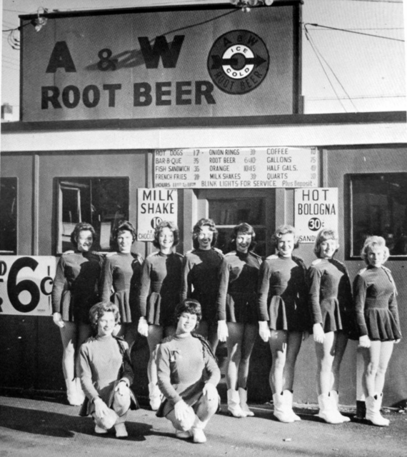 15 Vintage A&W Drive-in Photos to Take You Back in Time