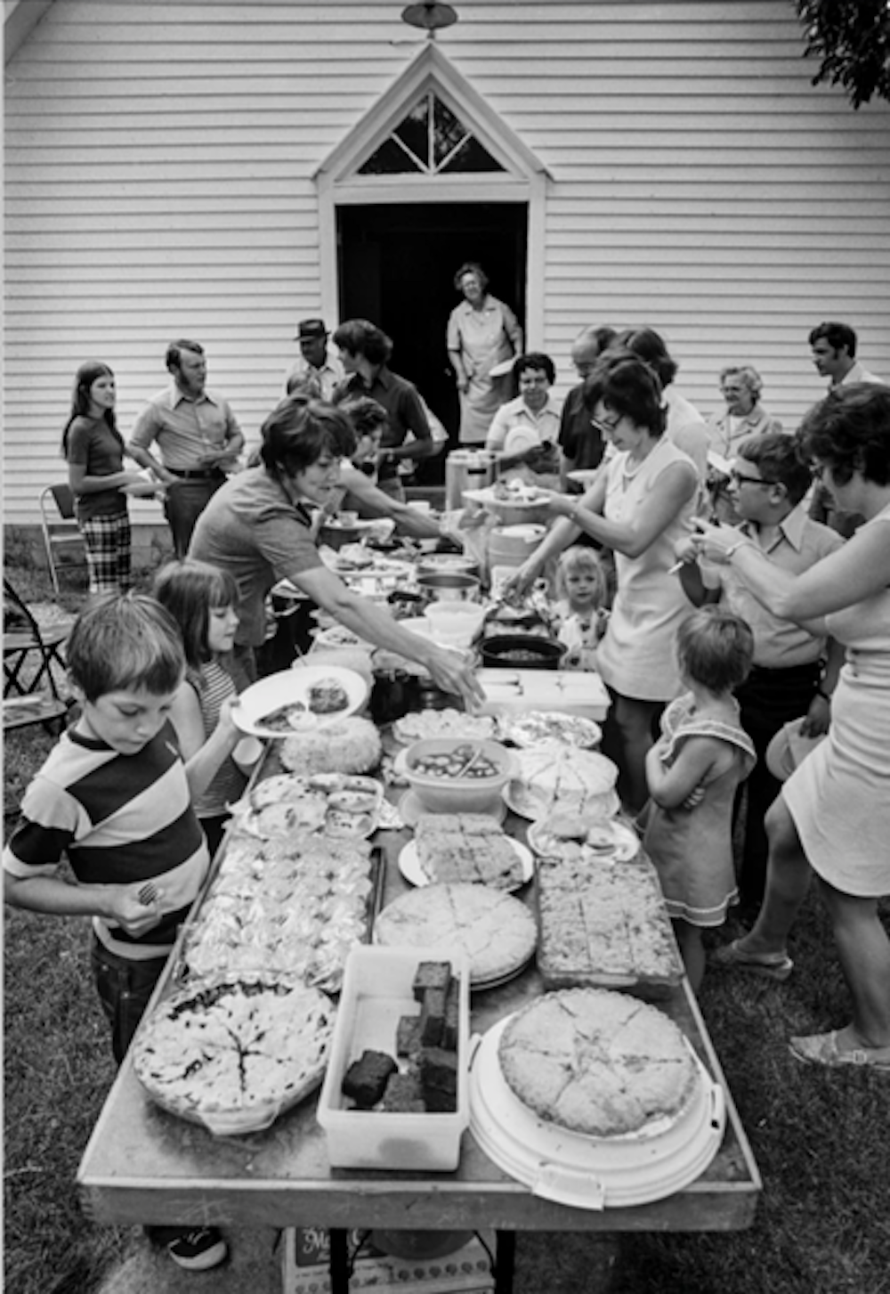 Church Picnic Kansas 1975