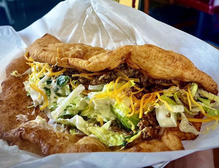Navajo Fry Bread House Fry Bread Taco in Phoenix, Arizona