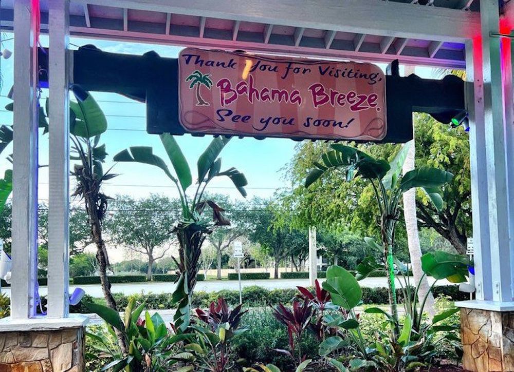Bahama Breeze Sign