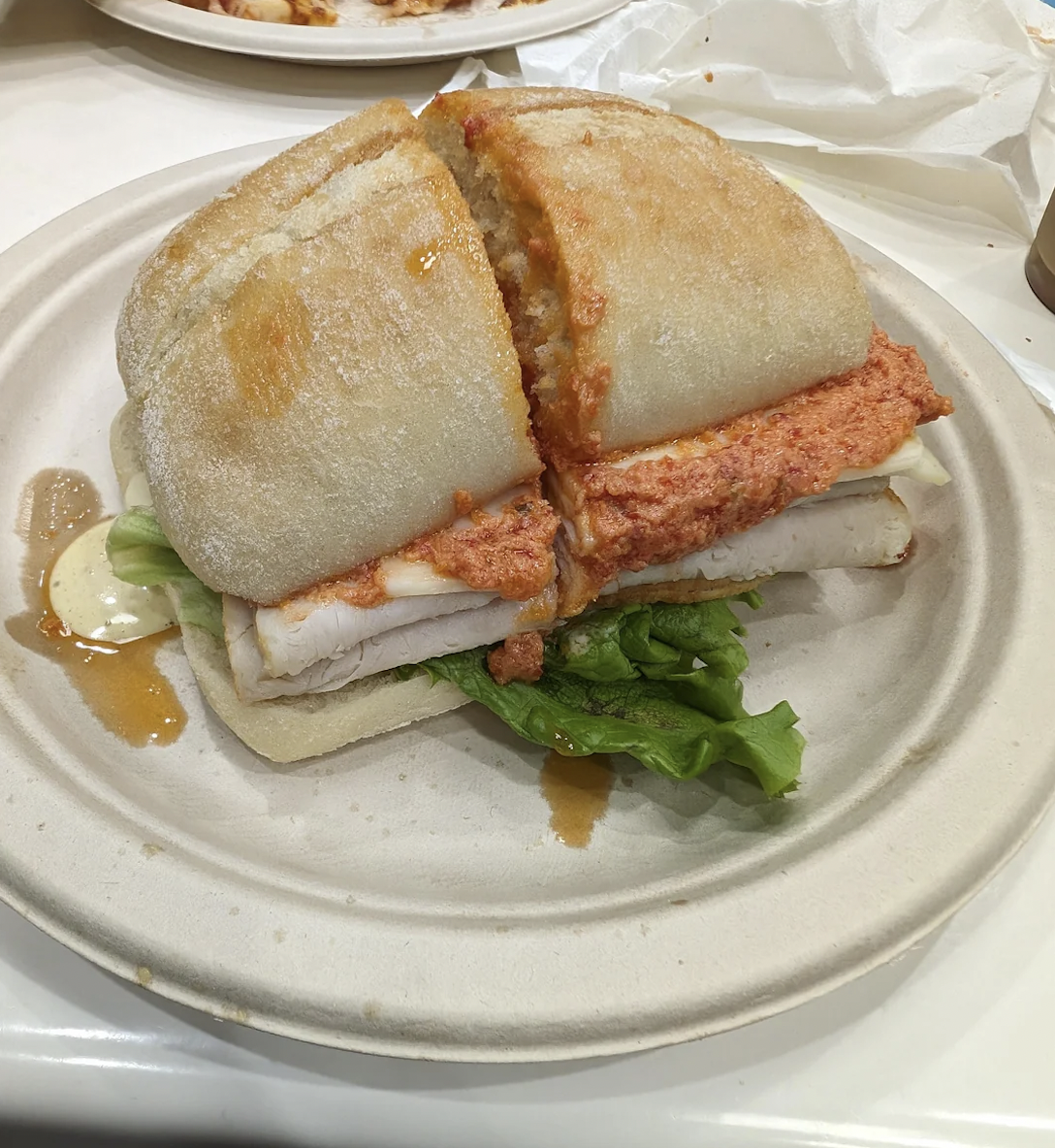Costco food court sandwich