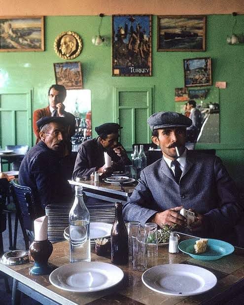 A diner in Nevsehir/Turkey, 1970s