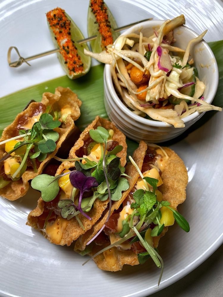 Fish tacos from Devon Seafood Grill in Philadelphia, PA