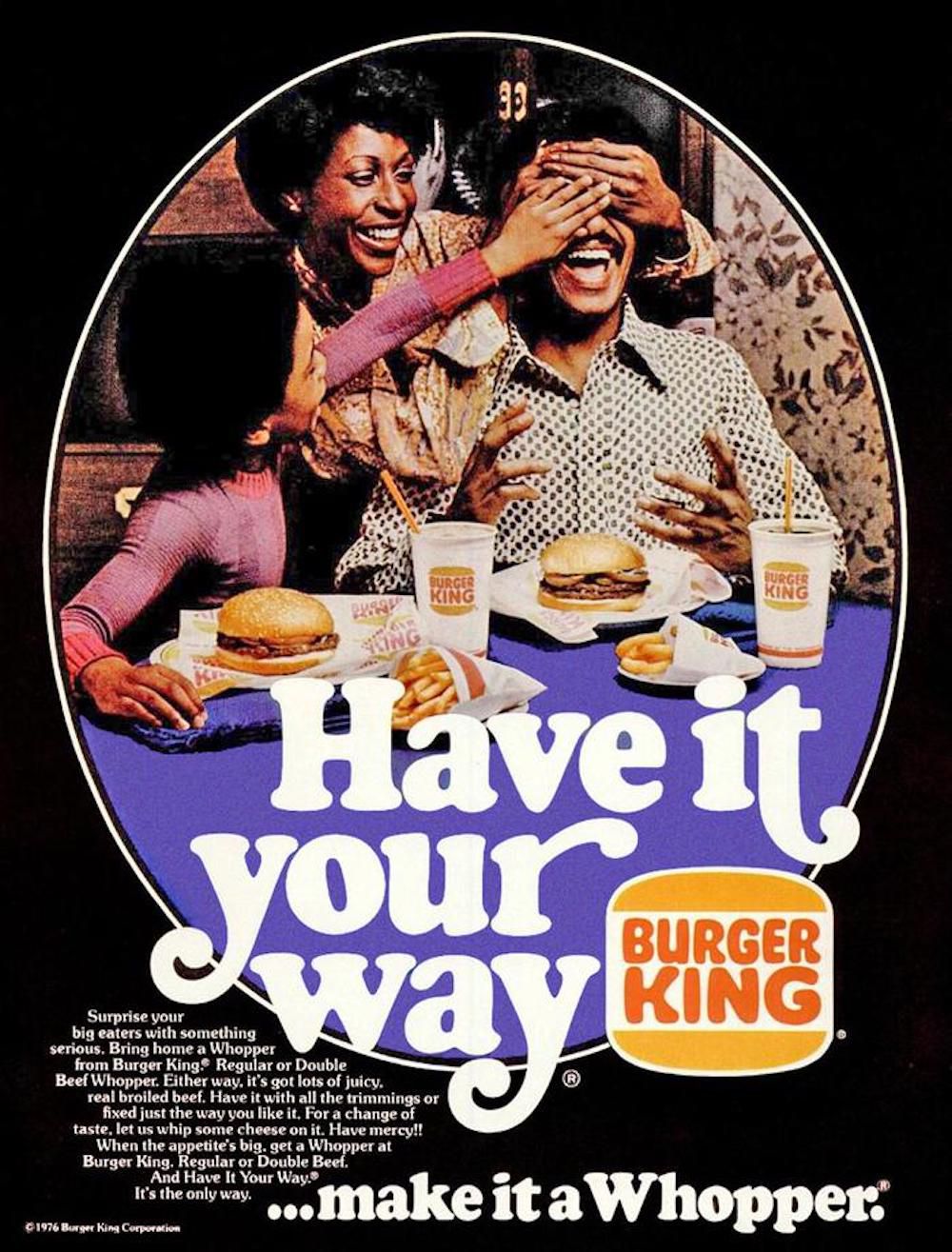 Vintage Burger King Ad (1976)
