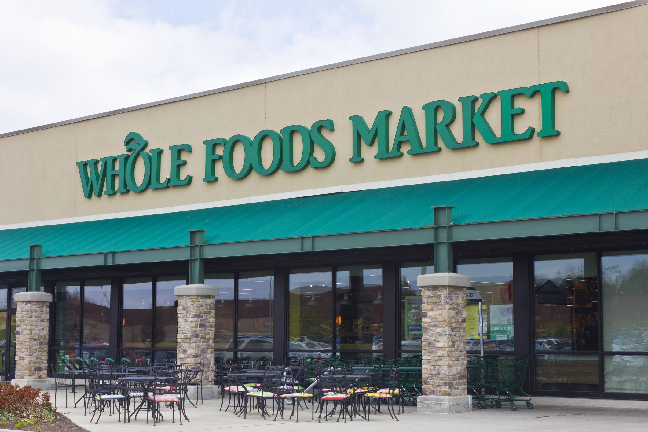 Indianapolis - Circa April 2016: Whole Foods Market. Amazon is expanding Whole Foods delivery in different US states I
