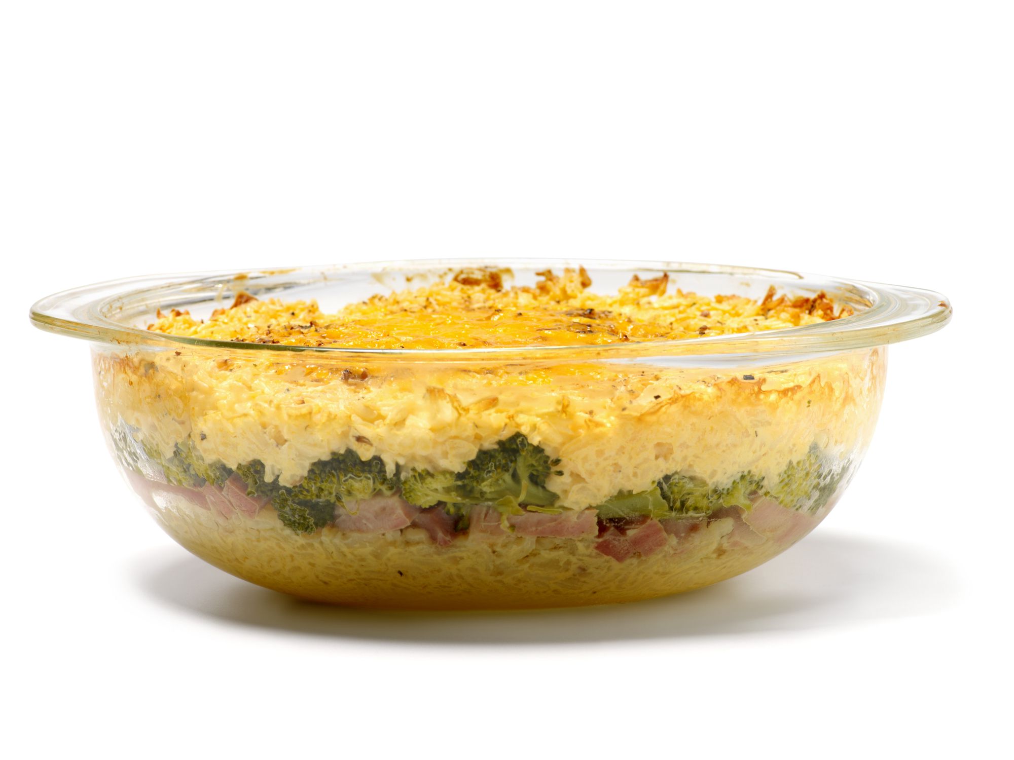 Ham, Broccoli and Rice Casserole -Photographed on Hasselblad H1-22mb Camera