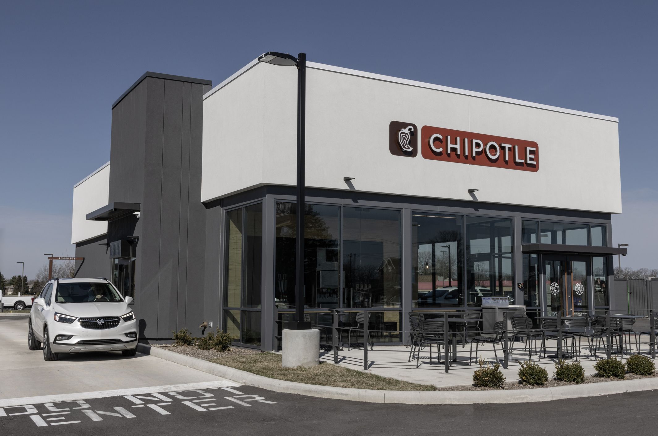 Anderson - March 18, 2025: Chipotle Mexican Grill Restaurant. Chipotle is a chain of burrito and taco bowl restaurants.