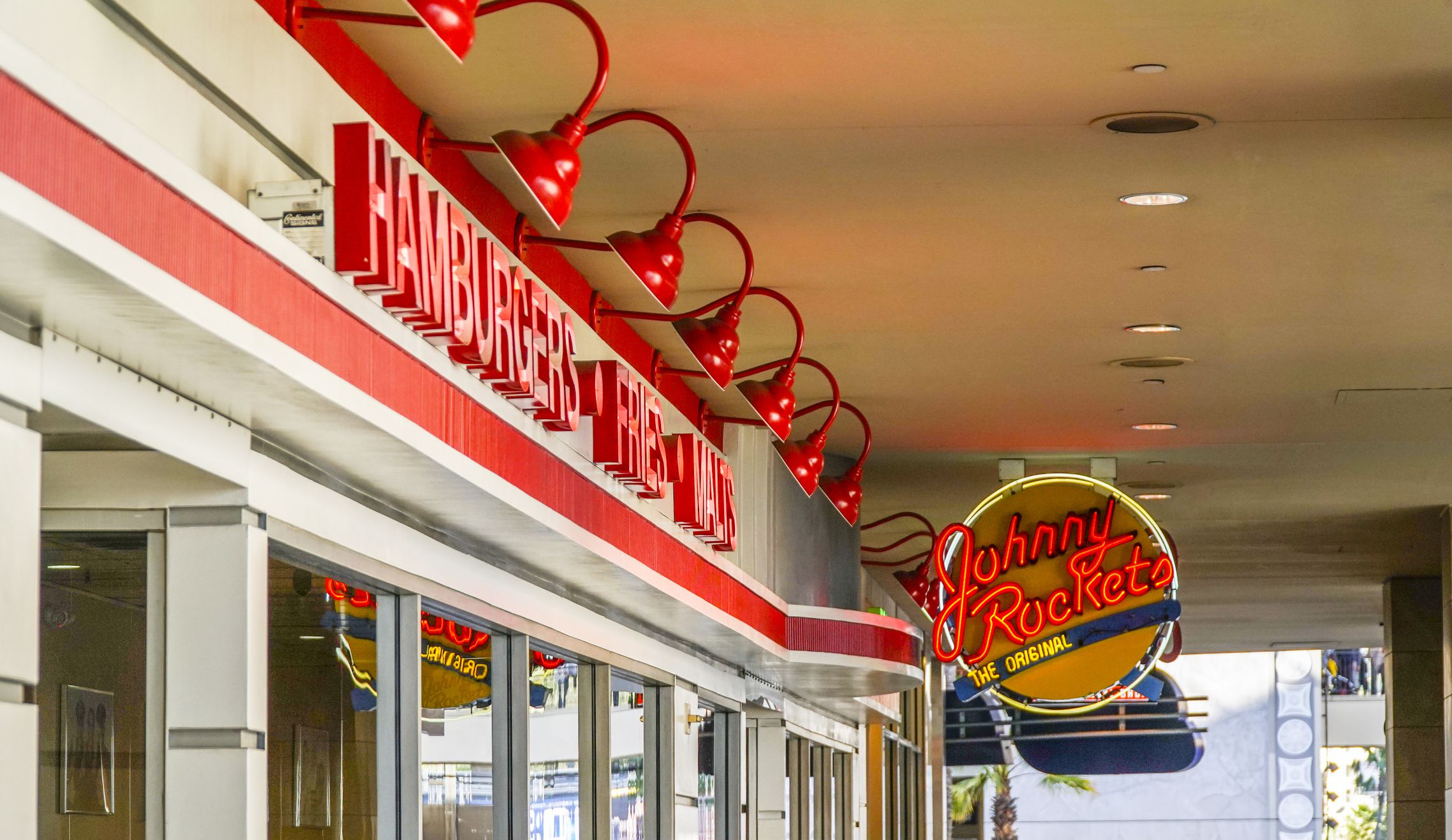 Johnny Rockets Burger Restaurant in Los Angeles - LOS ANGELES - CALIFORNIA
