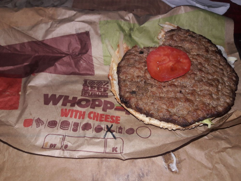 A sad plain Whopper