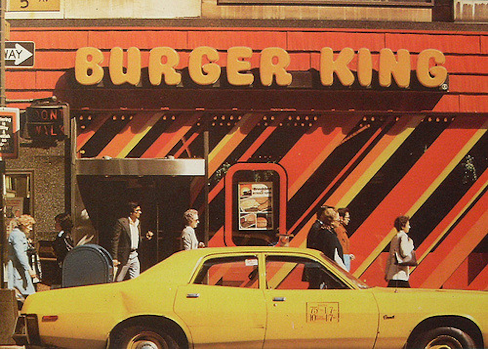 Burger King 1970s vintage car reddit
