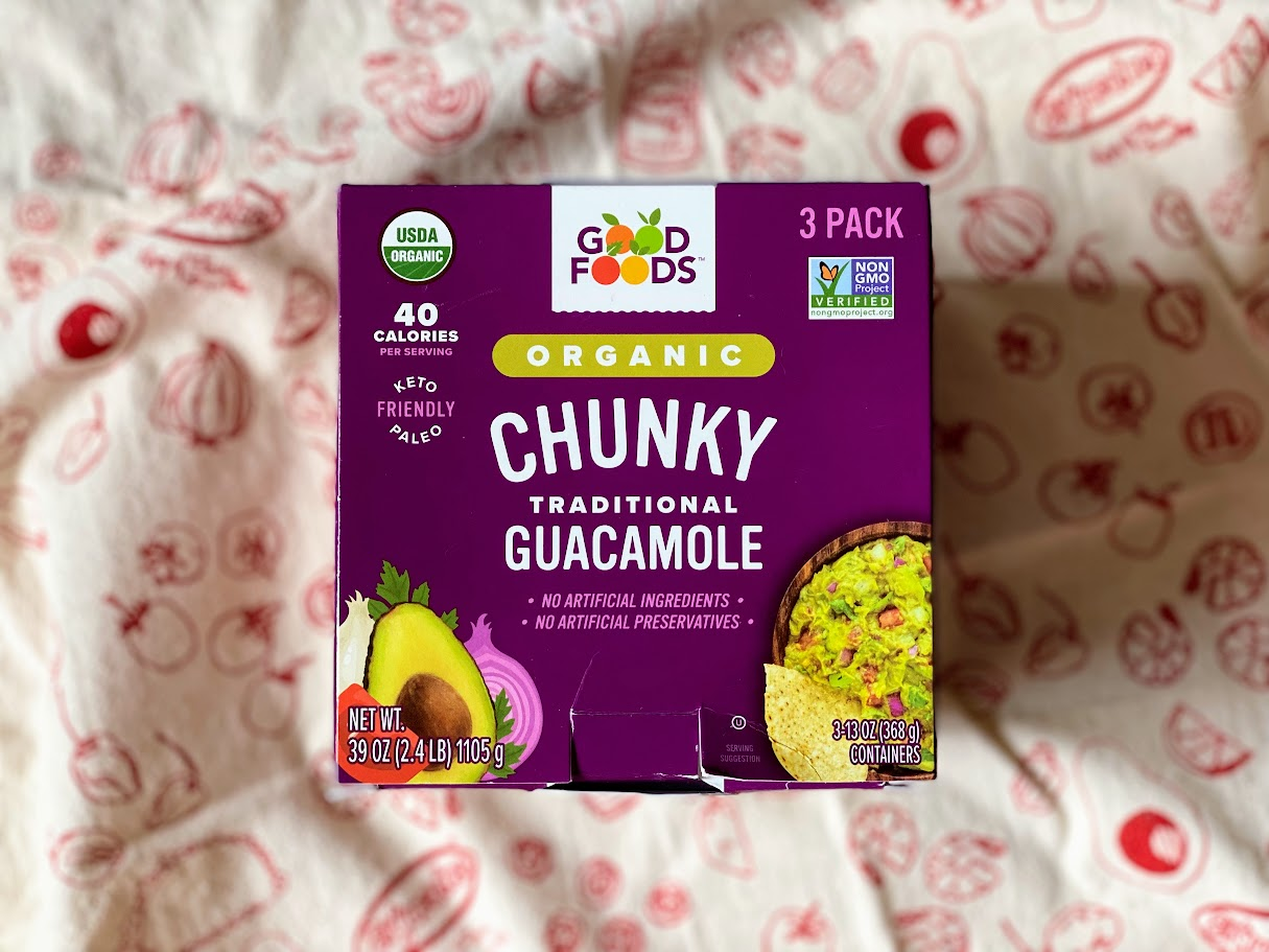 Good Foods organic chunky guacamole Costco