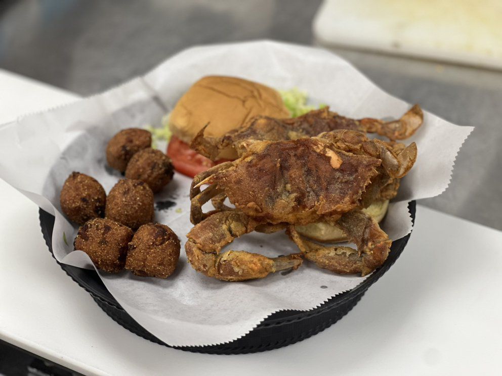 Soft shell crab from Just In Time Seafood in Martinsburg, WV