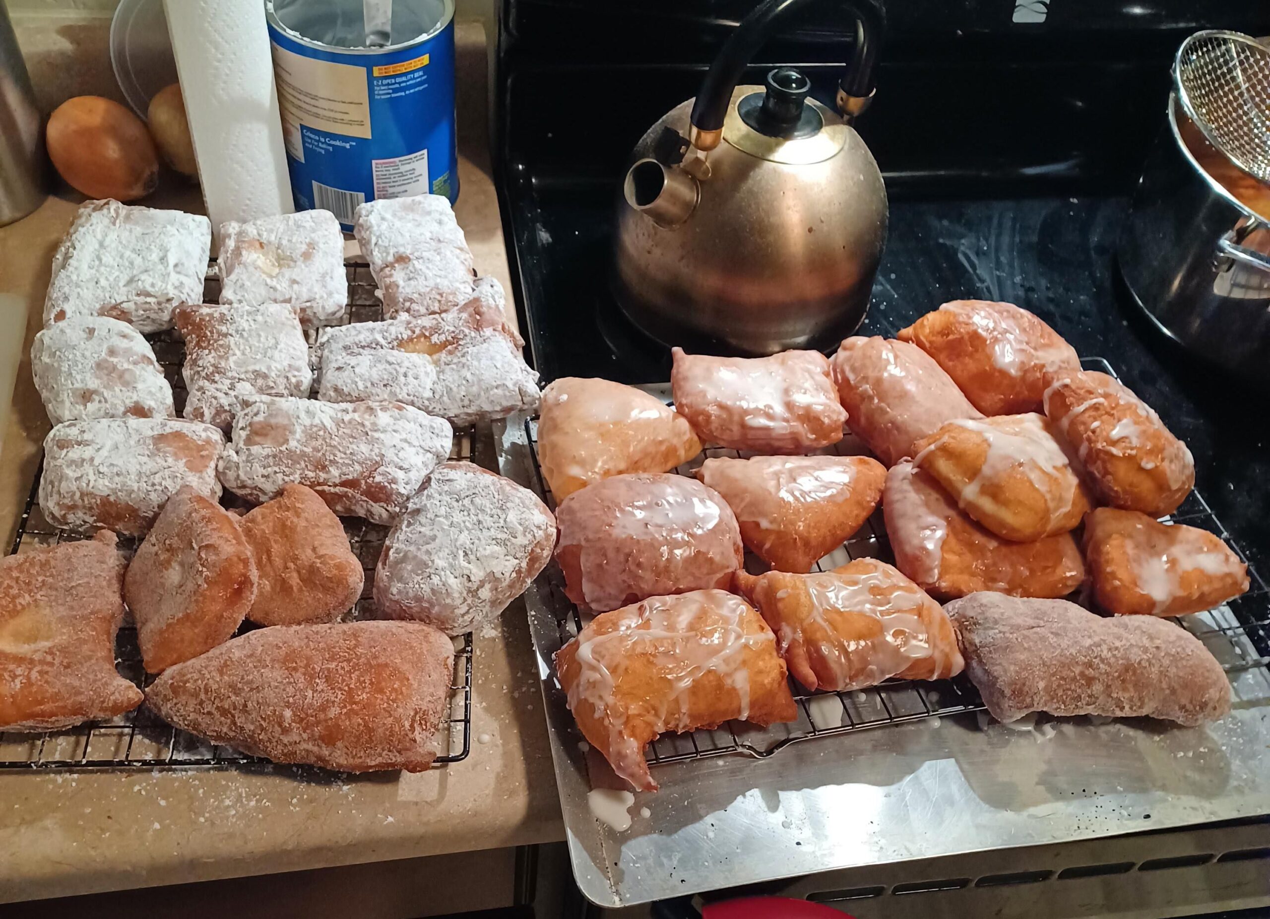 Homemade Fastnacht Donuts