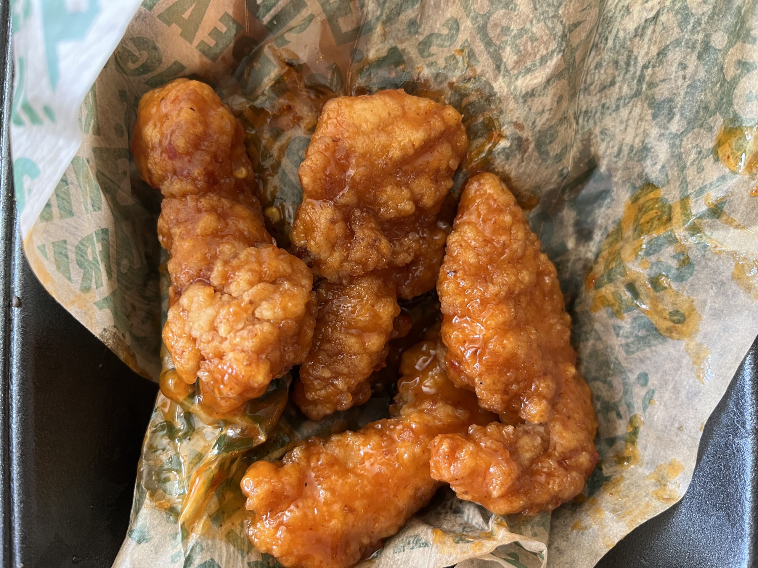 mango habanero wings at wingstop