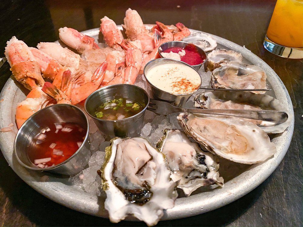 Seafood platter from The Sardine Room in Plymouth, Michigan